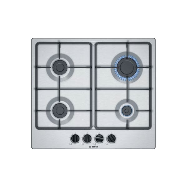 Bosch Serie 4 Gas hob 60 cm Stainless steel PGP6B5B60