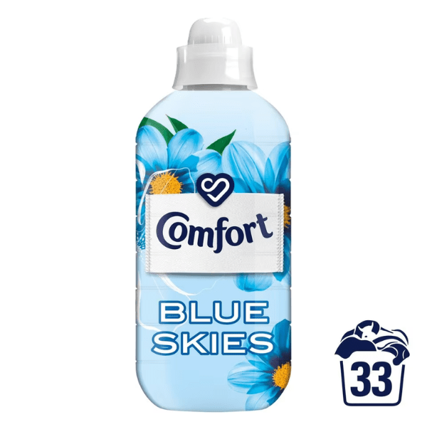 Comfort Fabric Conditioner Blue Skies 33 Wash 990ml AT NAPEV GH