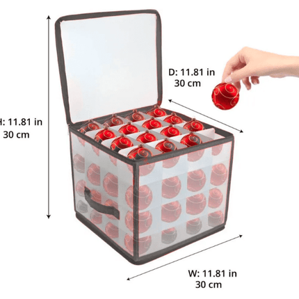 Bright & Homely Xmas Bauble Storage Box at Napev GH