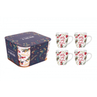 Harvey & Mason Holly Jolly Christmas Mugs | Set Of 4 at Napev GH