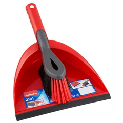 Vileda Red Dustpan & Brush AT NAPEV GH
