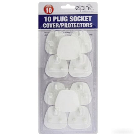 Elpine Plug Socket Cover/Protectors | Pack of 10 | Electrical Accessories