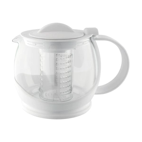 Grunwerg Shut-Off Tea Infuser - White at Napev GH