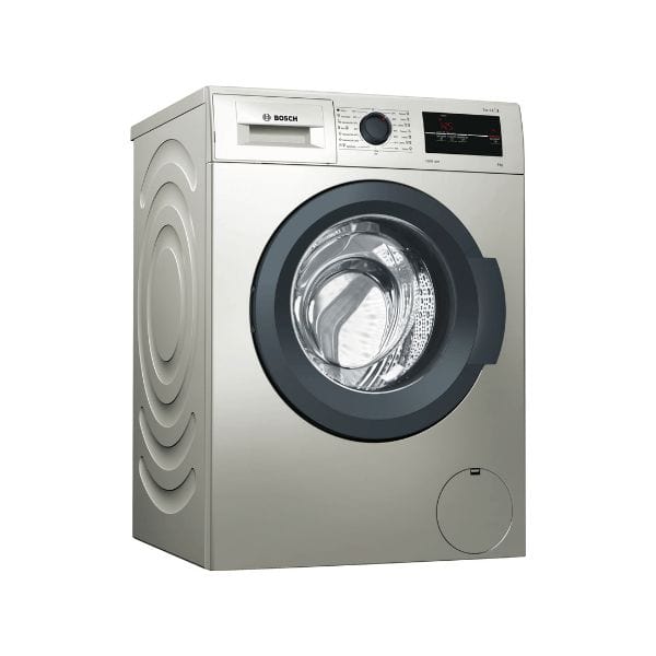 Bosch washing machine, frontloader 9kg Silver inox - WGA144XVKE | NAPEVLTD.COM