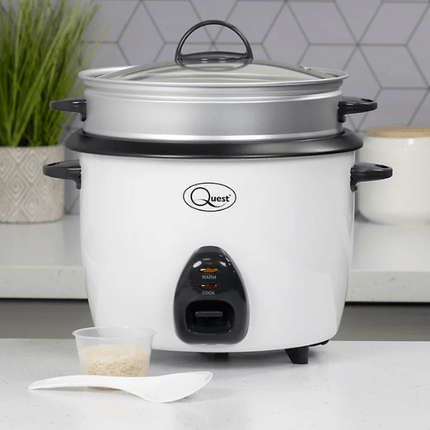 2 In 1 Rice Cooker Quest 2-in-1 Rice Cooker & Food Steamer - 2.2L – napev