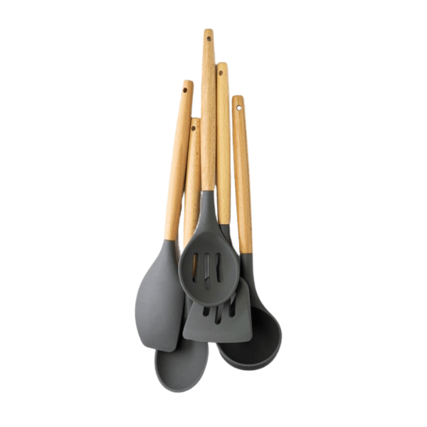 Taylors Eye Witness Silicone & Beech Wood Kitchen Utensils | Set of 5 AT NAPEV GH