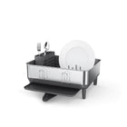 Simplehuman Compact Dishrack with Wine Glass Holder | napevltd.com