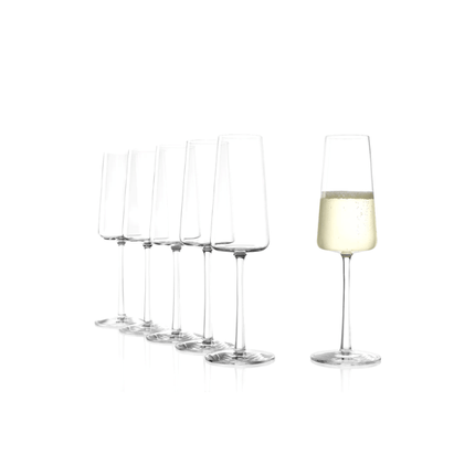 Stölzle Power Champagne Glass  | Pack of 6 | Napev GH