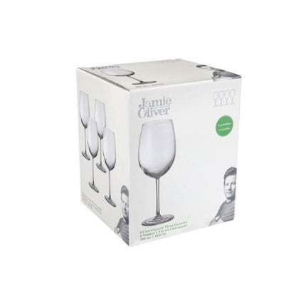 Jamie Oliver 4 Crystalline Wine Glass | Pack of 4 | Napev | Drinkware