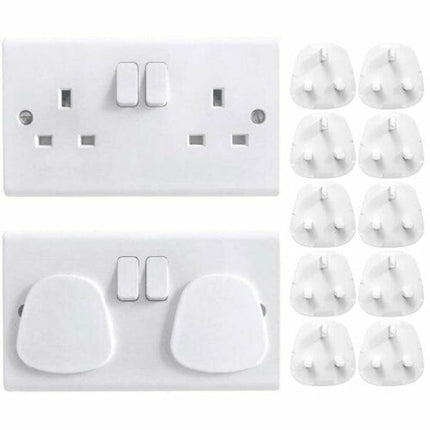 Elpine Plug Socket Cover/Protectors | Pack of 10 | Electrical Accessories