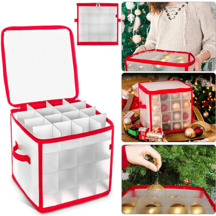 Bright & Homely Xmas Bauble Storage Box at Napev GH