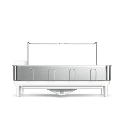 Simplehuman Dishrack with Wine glass holder - White | napevltd.com