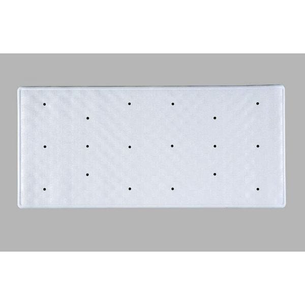 Aqualona Roman Rubber Bath Mat WHITE | Napev