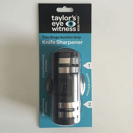Taylors Eye Witness Knife Sharpener 2-Stage Ceramic Grey | Napev