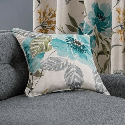 Tulsi Floral Cushion 45x45 Teal | Napev