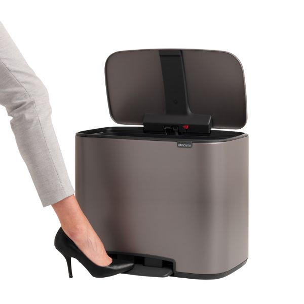 brabantia bo pedal bin 11 + 23 liter Brabantia Bo Pedal Bin, 11 + 23L – napev