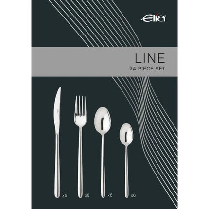 Elia Line 24 Piece Cutlery Set at Napev GH