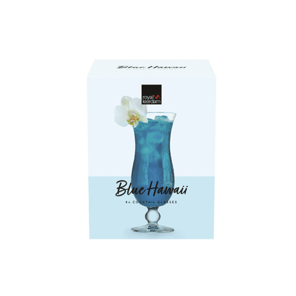 LC GLASS Blue Hawaii Cocktails | Pack of 4 at Napev GH