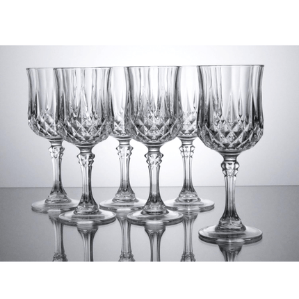 Cristal D'arques Eclat Longchamp White Wine Glass | Pack of 6 at Napev GH