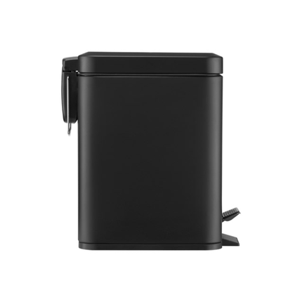 BLACK+DECKER 5L Slim Black Pedal Bin with Soft Close Lid AT NAPEV GH