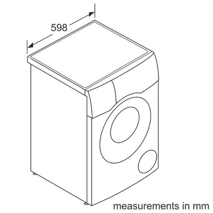 Bosch Serie | 6 Washer Dryer 10/6kg 1400rpm, WDU28569GB