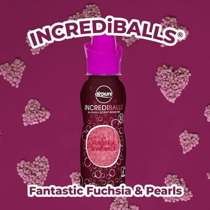Airpure Incrediballs In-wash Scent Booster Fuchsia & Pearls 128 GM 10 Washes at Napev GH