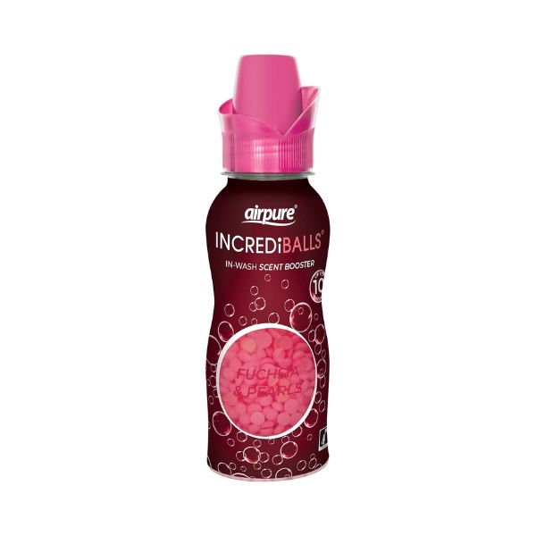 Airpure Incrediballs In-wash Scent Booster Fuchsia & Pearls 128 GM 10 Washes at Napev GH