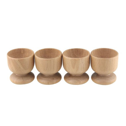 Apollo Beech Egg Cups | Set of 4 at Napev GH