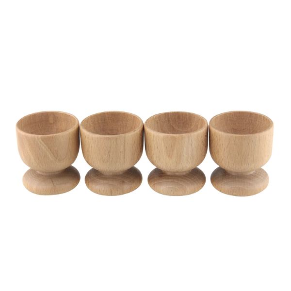 Apollo Beech Egg Cups | Set of 4 at Napev GH