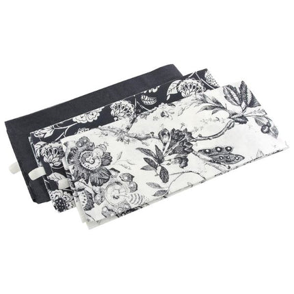 Apollo Floral Cotton Tea Towels | Pack of 3 at Napev GH