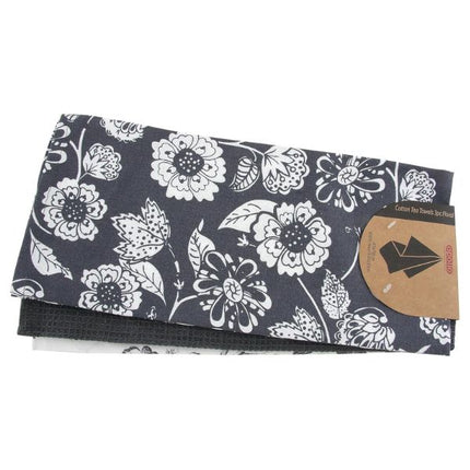 Apollo Floral Cotton Tea Towels | Pack of 3 at Napev GH