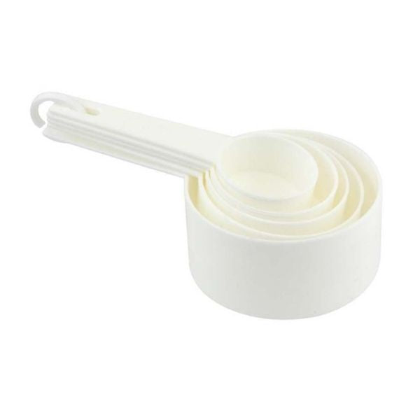 Apollo White Plastic Measuring Cup Set of 5 at Napev GH