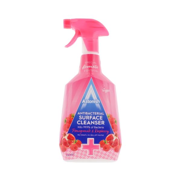 Astonish Pomegranate & Raspberry Antibacterial Surface Cleanser 750ml at Napev GH
