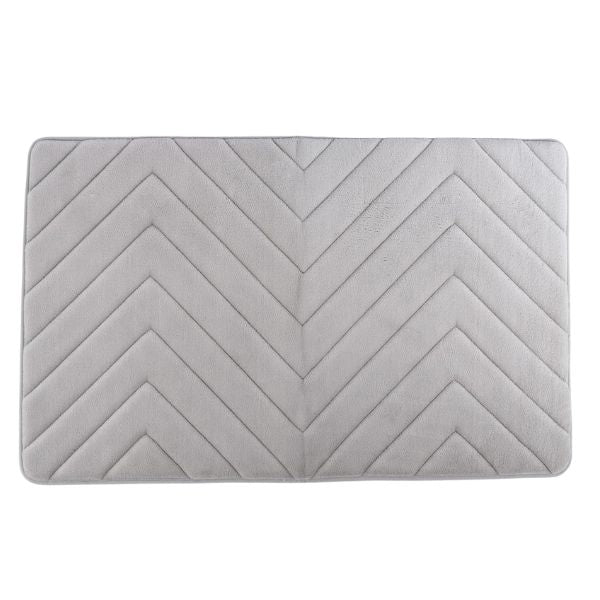 Beldray Antibac Chevron Memory Foam Bath Mat at Napev GH