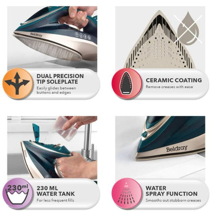 Beldray Duo Glide Steam Iron at Napev GH