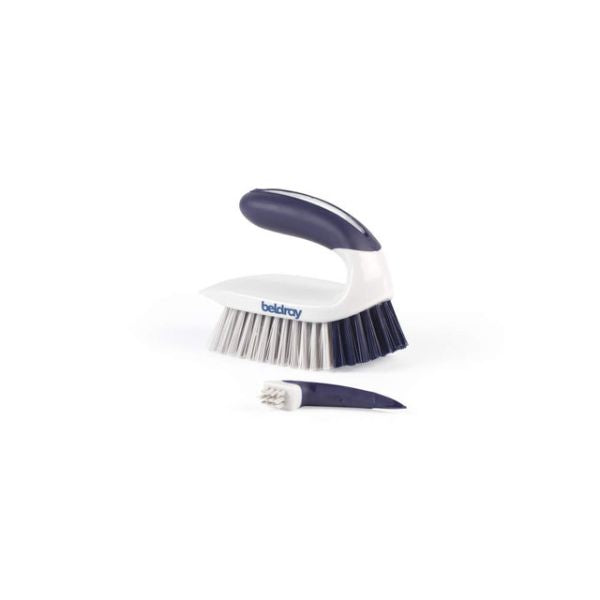 Beldray Scrape & Scrub Duo - Deep Clean Handheld Scrubbing Brush at Napev GH