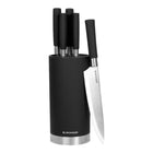 Blackmoor 5 Piece Knife Block Set - Black at Napev GH