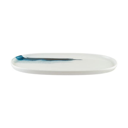Bonna Blue Wave Hygge 25cm Oval Dish | BLWHYG25OV at Napev GH