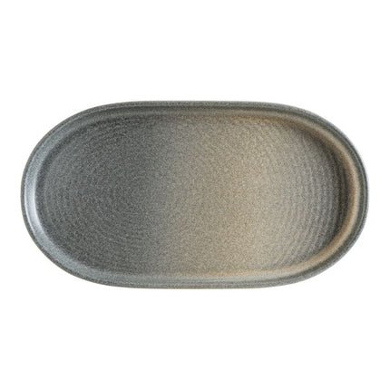Bonna Hornfels Ripple Oval Plate | HORRPL33OV at Napev GH