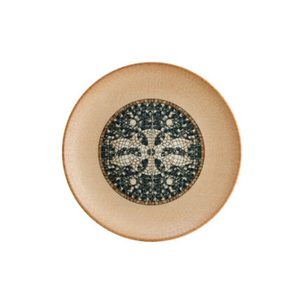 Bonna Mesopotamia Mosaic Wood Gourmet Flat Plate 27 cm | S-MT-MZPMWGRM27DZ at Napev GH