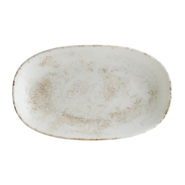 Bonna Nacrous Matt Gourmet Oval Plate 24/14 cm | MT-NCRGRM24OKY at Napev GH
