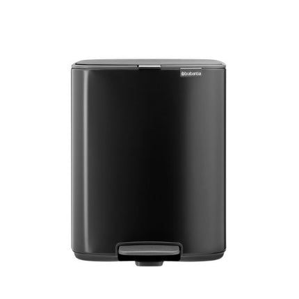 Brabantia Bo Pedal Bin, 12L Matt Black at Napev GH