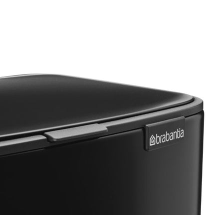 Brabantia Bo Pedal Bin, 12L Matt Black at Napev GH