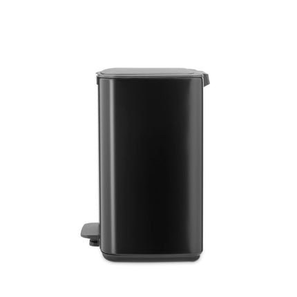 Brabantia Bo Pedal Bin, 12L Matt Black at Napev GH