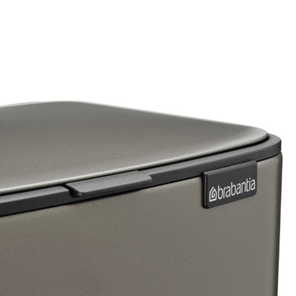 Brabantia Bo Pedal Bin, 12L Platinum at Napev GH