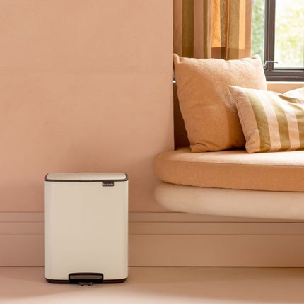 Brabantia Bo Pedal Bin, 12L Soft Beige at Napev GH
