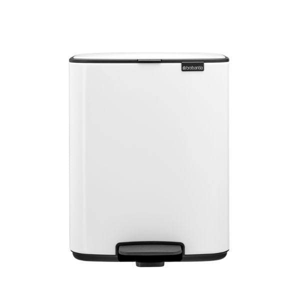 Brabantia Bo Pedal Bin, 12L White at Napev GH