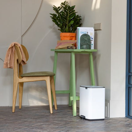 Brabantia Bo Pedal Bin, 12L White at Napev GH