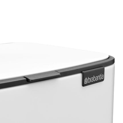 Brabantia Bo Pedal Bin, 12L White at Napev GH