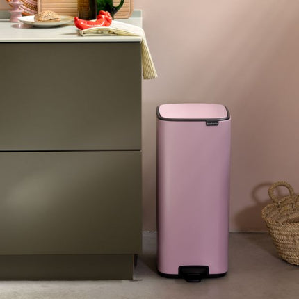 Brabantia Bo Pedal Bin, 30L Lilac Pink at Napev GH